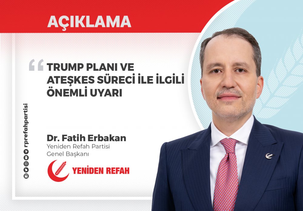 Trump Planı ve Ateşkes Süreci ile ilgili Önemli Uyarı Trump Planı ve Ateşkes Süreci ile ilgili Önemli Uyarı