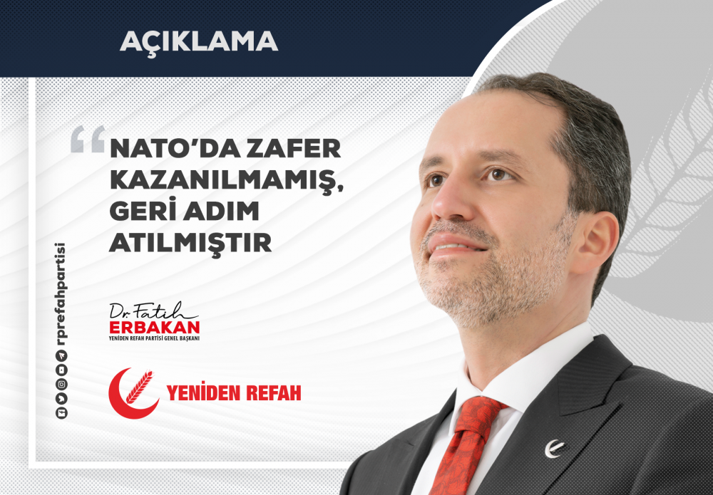 NATO’DA ZAFER KAZANILMAMIŞ, GERİ ADIM ATILMIŞTIR NATO’DA ZAFER KAZANILMAMIŞ, GERİ ADIM ATILMIŞTIR